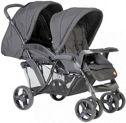 Комбинирана бебешка количка за близнаци Topmark Riley Tandem - 