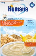 Humana - Инстантна млечна каша с 5 зърна и банан - 