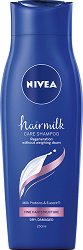 Nivea Hairmilk Fine Hair Structure Care Shampoo - душ гел
