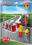 Детски мини конструктор BanBao - Пожарникарски инструменти - играчка