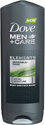 Dove Men+Care Elements Minerals + Sage Body & Face Wash - сапун