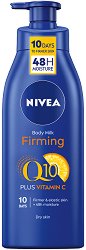 Nivea Q10 Plus + Vitamin C Firming Body Milk - пяна