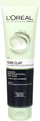 L'Oreal Pure Clay Illuminating Cleansing Gel - четка