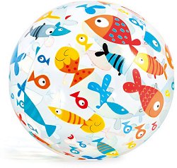 Надуваема топка Intex - Морски животни - играчка