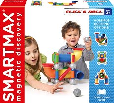 Детски магнитен конструктор SmartMax Click and Roll - детски аксесоар
