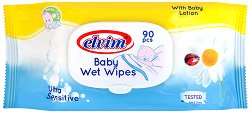Elvim Baby Wet Wipes Ultra Sensitive - олио