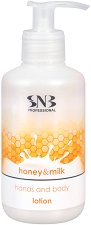 SNB Honey & Milk Hands and Body Lotion - 