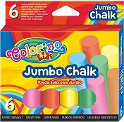 Цветни тебешири Colorino Kids Jumbo
