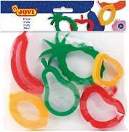 Формички за пластилин - Плодове - Комплект от 6 броя