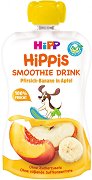 Био смути напитка с праскова, банан и ябълка HIPP HiPPiS - продукт