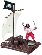 Фигурка на пират на сал Papo - детски аксесоар