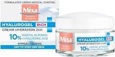 Mixa Hyalurogel Rich Intensive Hydration Cream - балсам