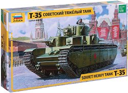 Съветски тежък танк - T-35 - макет