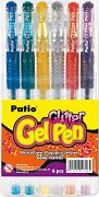 Цветни гел химикалки с брокат