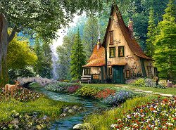 Къща в гората - пъзел