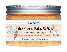 Nacomi Dead Sea Bath Salt Orange-Vanilla Ice Cream - пяна