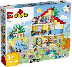LEGO Duplo - Семейна къща 3 в 1 - 
