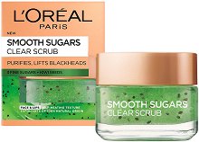 L'Oreal Smooth Sugars Clear Scrub - масло