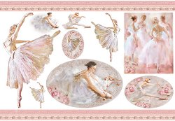 Декупажна хартия Stamperia - Балерини
