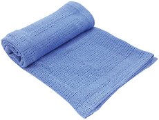 Бебешко памучно плетено одеяло - Cellular - Размер 75 x 100 cm - шише
