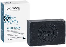 Biotrade Pure Skin Black Detox Soap Bar - маска