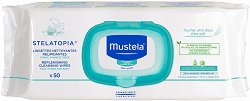 Mustela Stelatopia Cleansing Wipes - гел