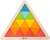 Дървена триъгълна мозайка Classic World - 