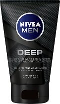 Nivea Men Deep Face & Beard Wash - пяна