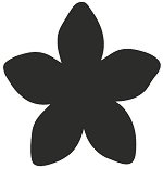 Пънч - Цветче с 5 листенца