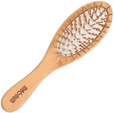 Овална бамбукова четка за коса Magnum - гъба за баня