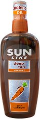 Sun Like Deep Tanning Oil Carotene+ - мокри кърпички