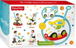 Детска кола за бутане 4 в 1 Fisher Price - Smile Car - 
