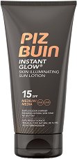Piz Buin Instant Glow Skin Illuminating Sun Lotion - пяна