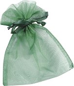 Торбичка за подарък от органза KPC - Зелена