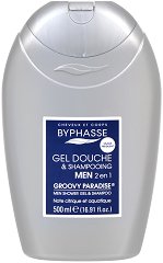 Byphasse Men Groovy Paradise 2 in 1 Shower Gel and Shampoo - душ гел