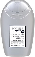 Byphasse Men Urban Swing 2 in 1 Shower Gel and Shampoo - крем