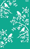 Самозалепващ шаблон Rosa - Клони с птици