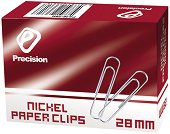 Никелирани кламери - Комплект от 100 броя