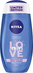 Nivea Love Waves Shower Gel - Душ гел с аромат на морски бриз - гел