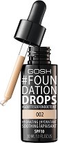 Gosh Foundation Drops SPF 10 - мокри кърпички