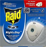 Електрическо устройство срещу насекоми Raid - Ден и Нощ