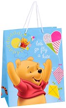 Торбичка за подарък - Мечо Пух - Размери 26 x 32 cm - играчка