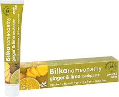 Bilka Homeopathy Ginger & Lime Toothpaste - четка