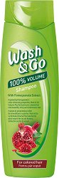 Wash & Go Shampoo With Pomegranate Extract - душ гел