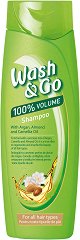 Wash & Go Shampoo With Argan, Almond and Camellia Oil - червило