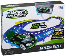 Писта и сензорна количка Auldey Toys Wave Racers Skyloop Rally - детски аксесоар