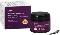 Philab Correct Nourishing & Restoring Night Cream - червило