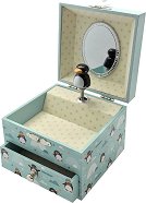 Музикална кутия за бижута Trousselier - Пингвини - 
