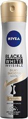 Nivea Black & White Invisible Silky Smooth Anti-Perspirant - мокри кърпички