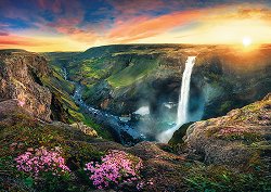 Водопадът Хайфос, Исландия - пъзел